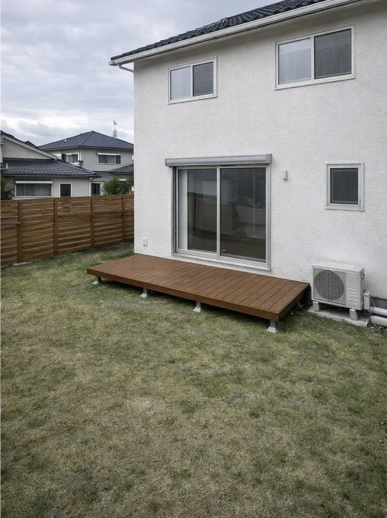 ウッドデッキ設置工事